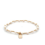 Mix 3 pearl 2mm gold coloured Mix 3 pearl 2mm gold coloured