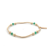 Four split green gold coloured Four split green gold coloured