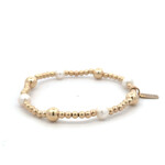 Dot mixed pearl gold coloured Dot mixed pearl gold coloured