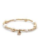 Dot mixed pearl gold coloured Dot mixed pearl gold coloured