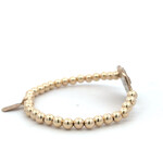 PS round charm 5mm gold coloured PS round charm 5mm gold coloured
