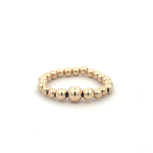 Ring three gold coloured
