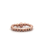 Ring three rose-gold coloured Ring three rose-gold coloured