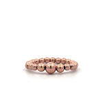 Ring three rose-gold coloured Ring three rose-gold coloured