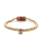 Bus luck charm multi lila gold coloured Bus luck charm multi lila gold coloured