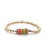 Bus luck charm multi yellow gold coloured Bus luck charm multi yellow gold coloured