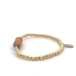 Bus luck charm multi yellow gold coloured Bus luck charm multi yellow gold coloured