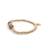 Bus luck charm plain gold coloured Bus luck charm plain gold coloured