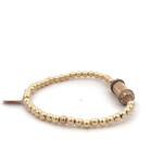 Bus luck charm plain gold coloured Bus luck charm plain gold coloured