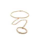 Handchain 2mm gold coloured Handchain 2mm gold coloured