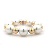 Pearl mix 10mm gold coloured Pearl mix 10mm gold coloured