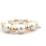 Pearl mix 10mm gold coloured Pearl mix 10mm gold coloured