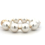 Pearl one dot gold coloured Pearl one dot gold coloured