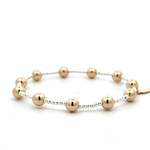 Dot 11 big gold coloured silver Dot 11 big gold coloured silver