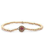 Flower fuchsia gold coloured Flower fuchsia gold coloured