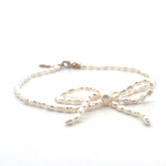 Anklet ribbon plain pearl goldplated Anklet ribbon plain pearl goldplated