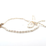 Anklet ribbon plain pearl goldplated Anklet ribbon plain pearl goldplated