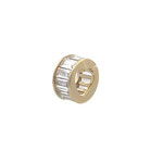 Charm - one love clear goldplated Charm - one love clear goldplated
