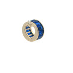 Charm - one love blue goldplated Charm - one love blue goldplated