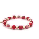 Julia pink red candy gold coloured Julia pink red candy gold coloured