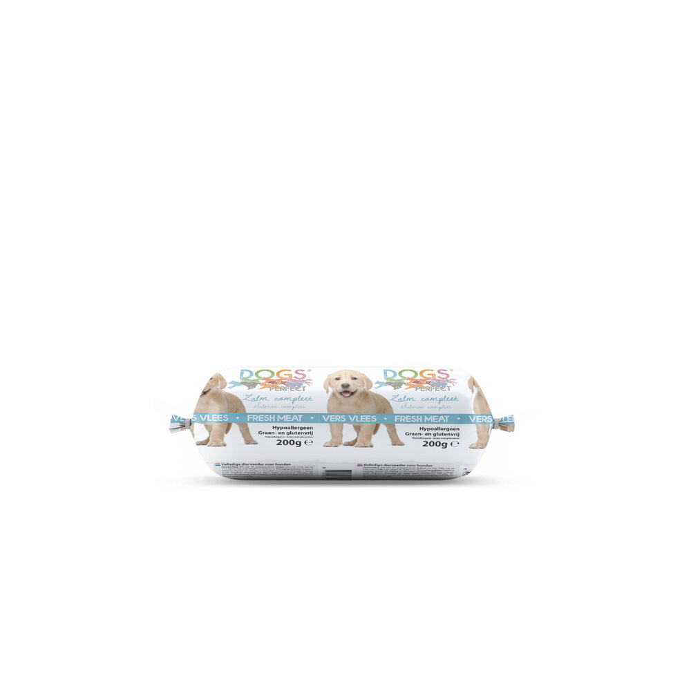 Dogs Perfect Dogs Perfect Houdbaar Zalm Compleet 18 x 200 gr Dogs Perfect Dogs Perfect Houdbaar Zalm Compleet 18 x 200 gr