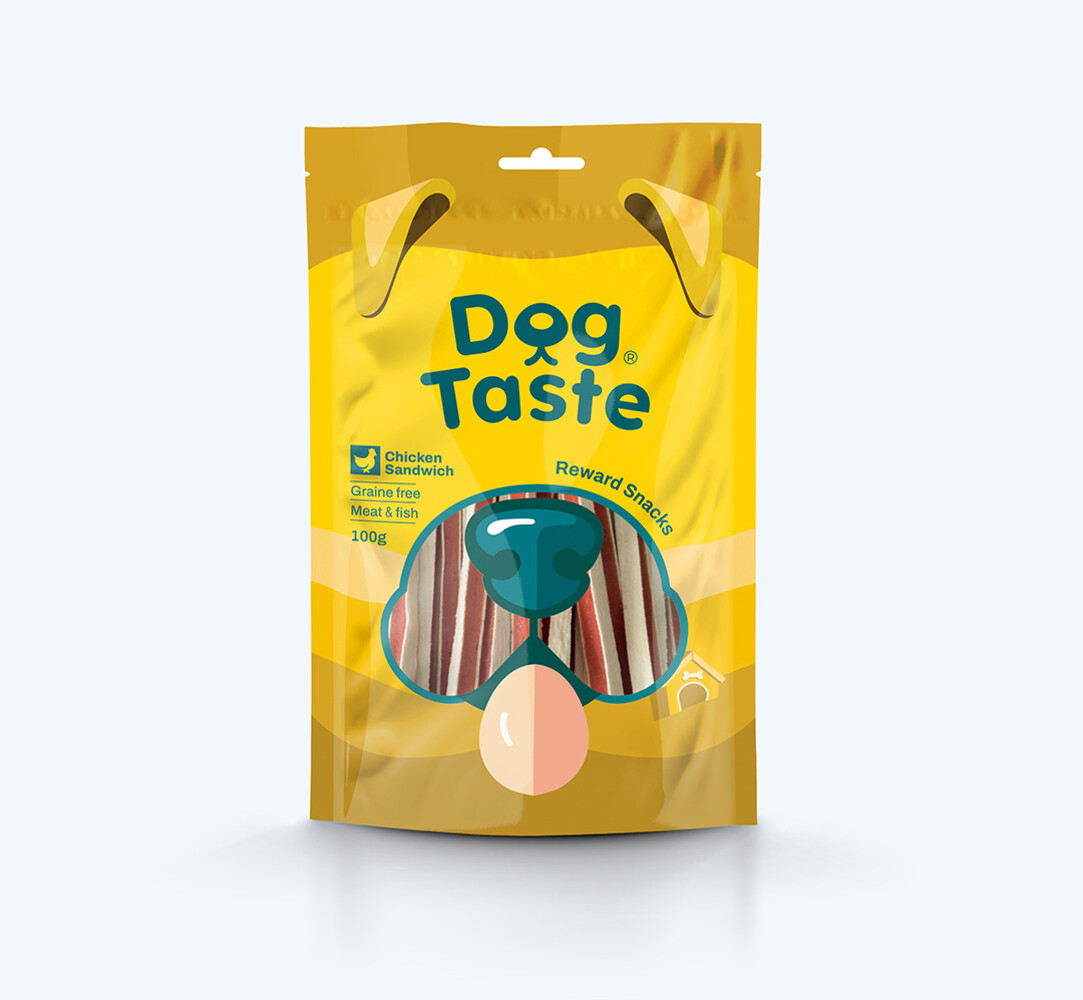 DogTaste DogTaste snack Chicken Sandwich 10 x 100g DogTaste DogTaste snack Chicken Sandwich 10 x 100g
