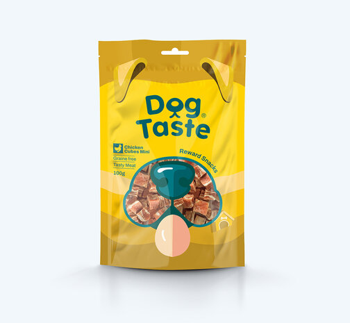 DogTaste DogTaste snack Chicken Cubes mini 10 x 100g
