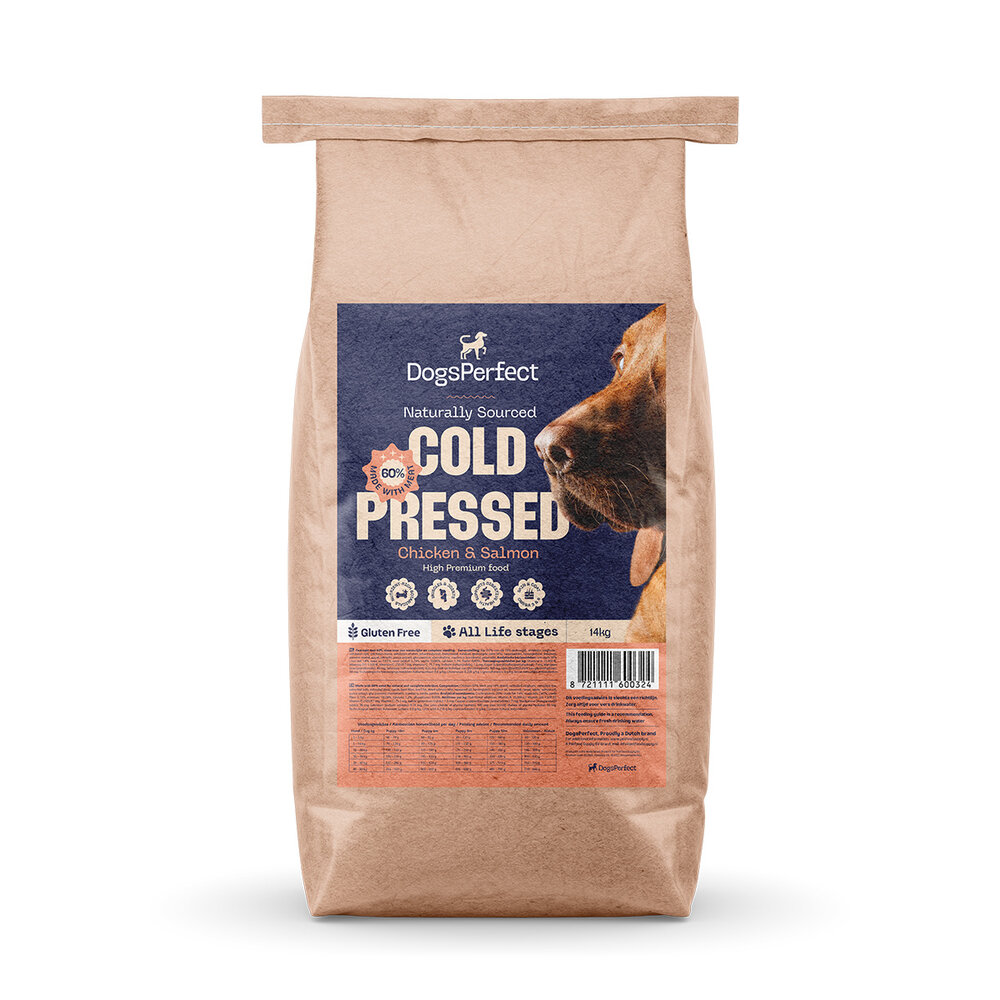 Dogs Perfect DogsPerfect - Premium Cold Pressed Chicken & Salmon - 14 kg Dogs Perfect DogsPerfect - Premium Cold Pressed Chicken & Salmon - 14 kg