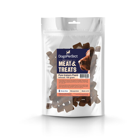 DogsPerfect DogsPerfect Pure Trainers Paard EU 10 x 100gr DogsPerfect DogsPerfect Pure Trainers Paard EU 10 x 100gr