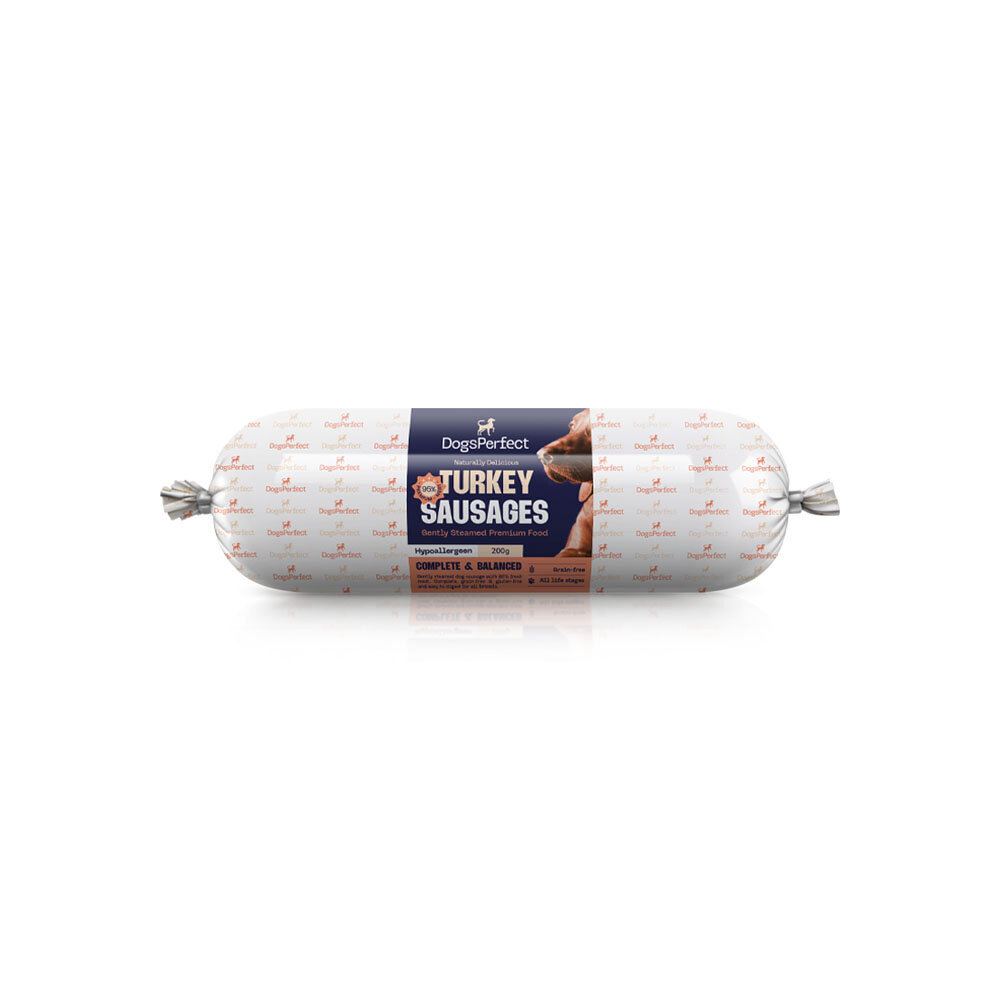 Dogs Perfect Dogs Perfect Houdbaar Kalkoen compleet 18 x 200 gr Dogs Perfect Dogs Perfect Houdbaar Kalkoen compleet 18 x 200 gr