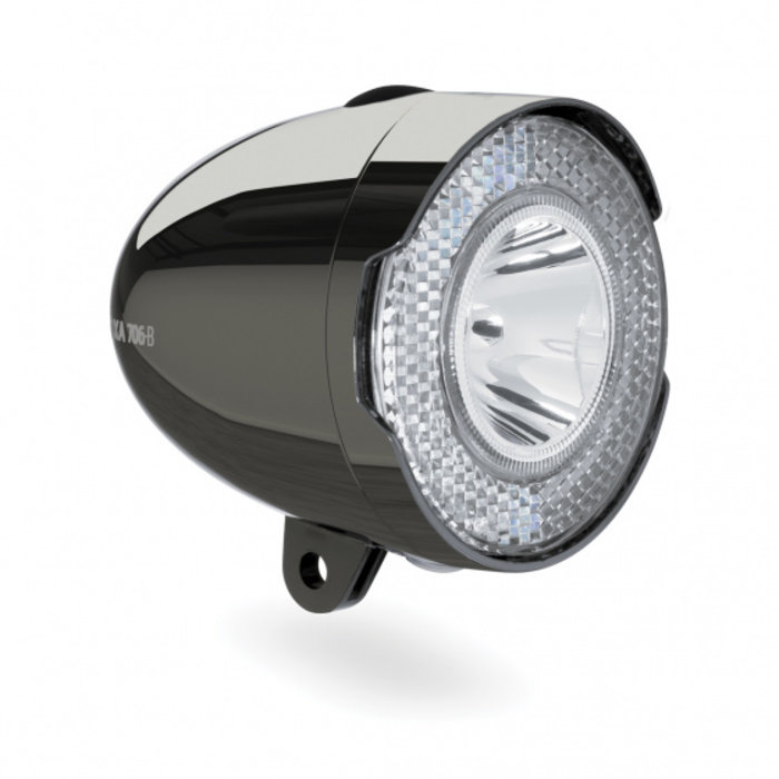 Giant 706-B Retro 15 lux led batterij chrome black