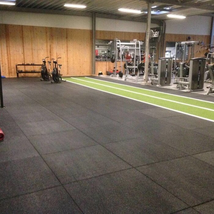 Rubber Crossfit Tegel 100 x 100 cm zonder schijnvoeg