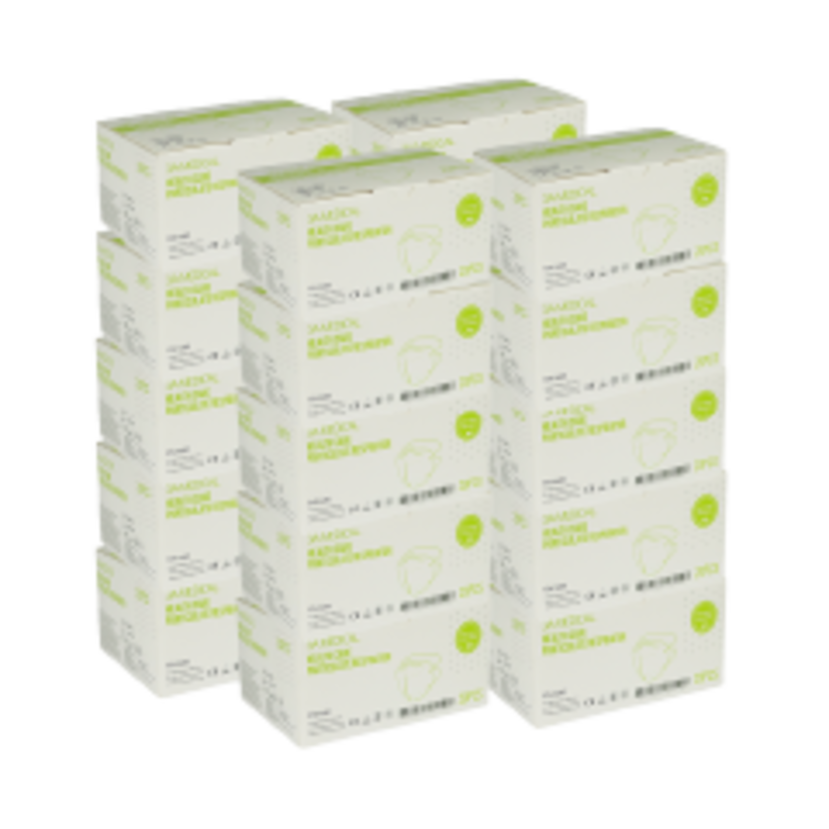 3A Medical 3A Medical - blauwe cup mondmaskers  - 20 dozen (400 stuks) - individueel verpakt