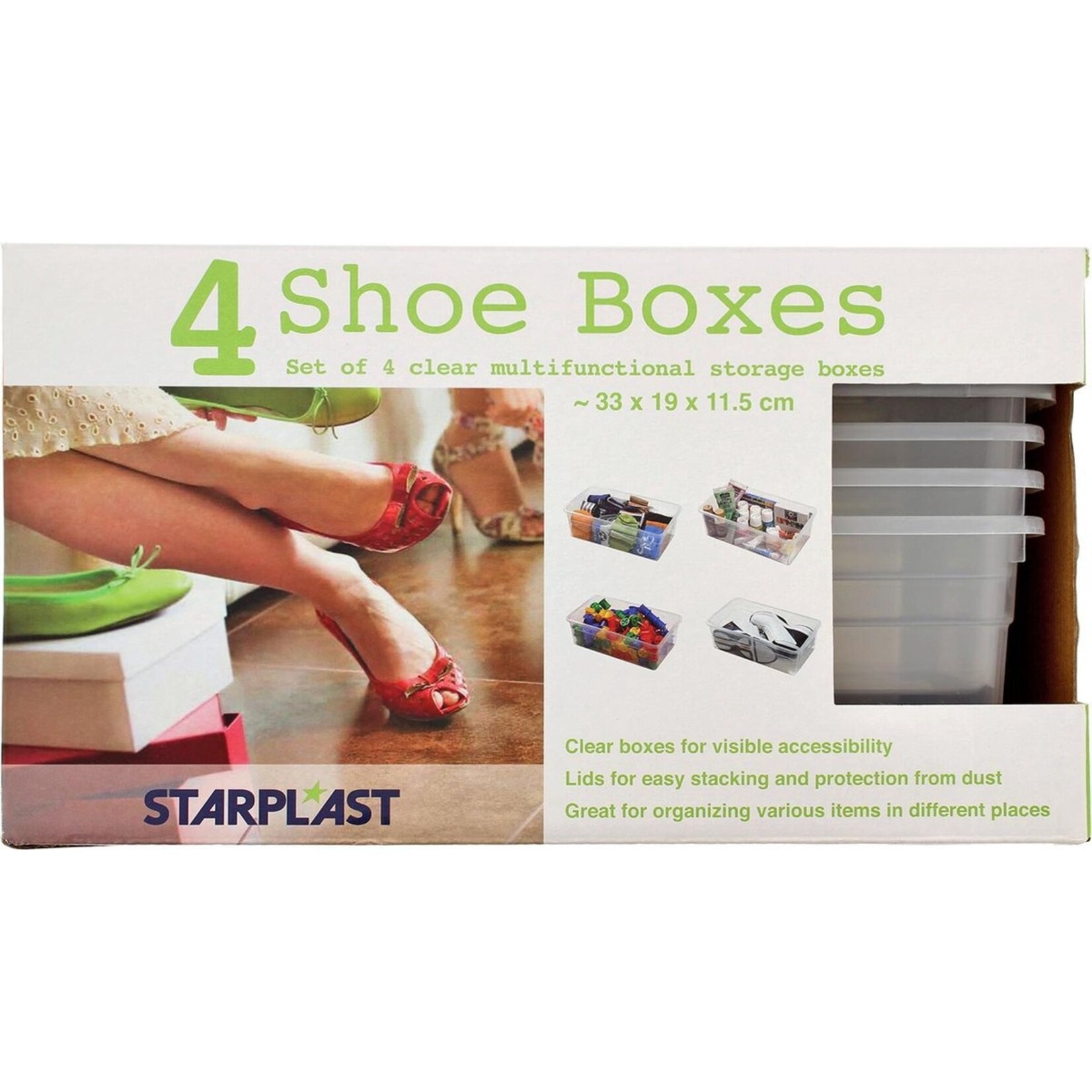 Starplast Starplast 4 Transparante Schoenendozen