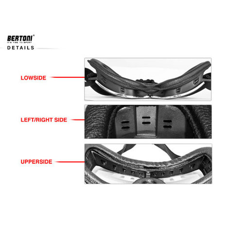 Bertoni Bertoni Antifog AF188A Motorbril Bertoni Bertoni Antifog AF188A Motorbril