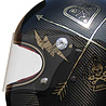 Premier Premier Trophy Carbon NX Gold Chromed Motorhelm Premier Premier Trophy Carbon NX Gold Chromed Motorhelm