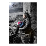 Premier Premier Vintage Pin Up Old Style Silver motorhelm Premier Premier Vintage Pin Up Old Style Silver motorhelm