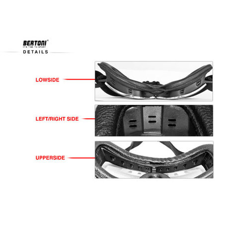Bertoni Bertoni Antifog AF188B Motorbril Bertoni Bertoni Antifog AF188B Motorbril