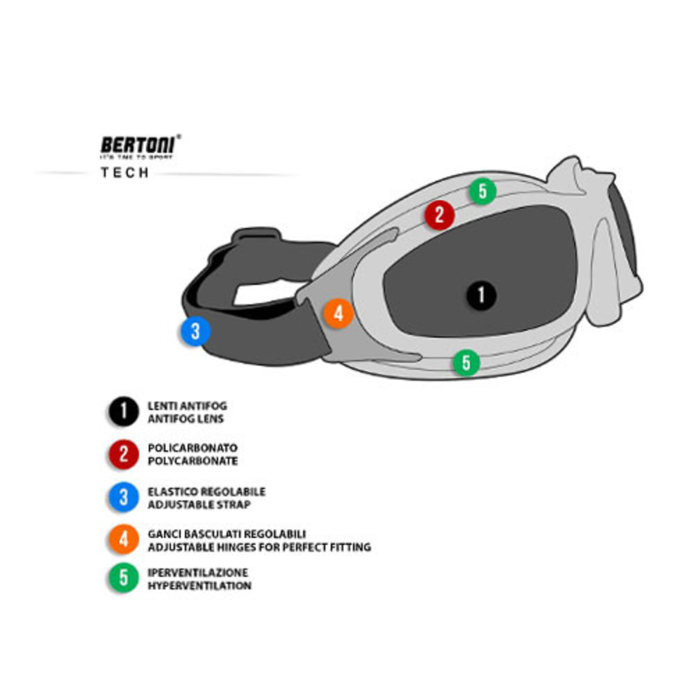 Bertoni Bertoni AF 113A motorbril Bertoni Bertoni AF 113A motorbril