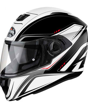 Airoh Airoh  Storm  Sprinter white gloss motorhelm SALE Airoh Airoh  Storm  Sprinter white gloss motorhelm SALE