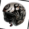 Premier Premier Le Petit BD Titanium Chromed Motorhelm Premier Premier Le Petit BD Titanium Chromed Motorhelm