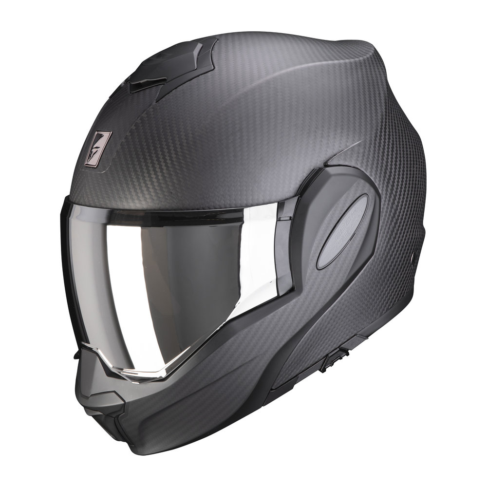 Scorpion Scorpion Exo-Tech Evo Carbon Solid motorhelm Scorpion Scorpion Exo-Tech Evo Carbon Solid motorhelm