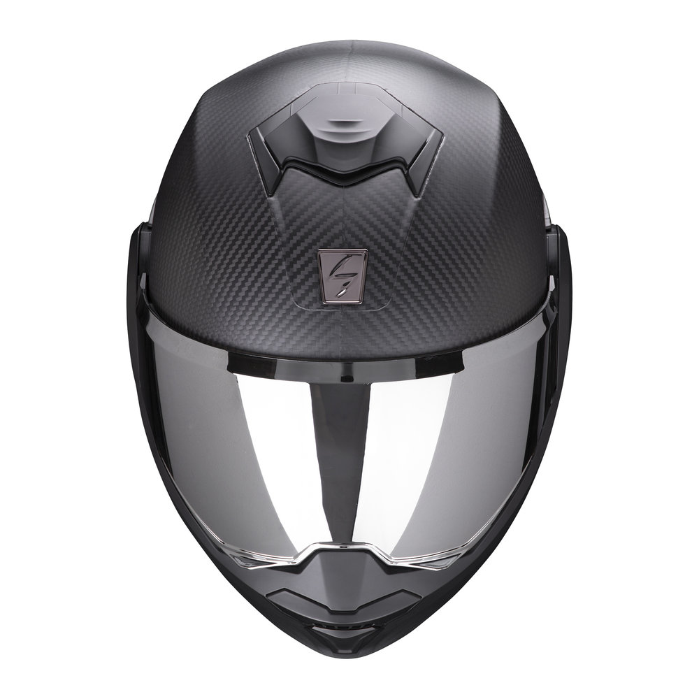 Scorpion Scorpion Exo-Tech Evo Carbon Solid motorhelm Scorpion Scorpion Exo-Tech Evo Carbon Solid motorhelm