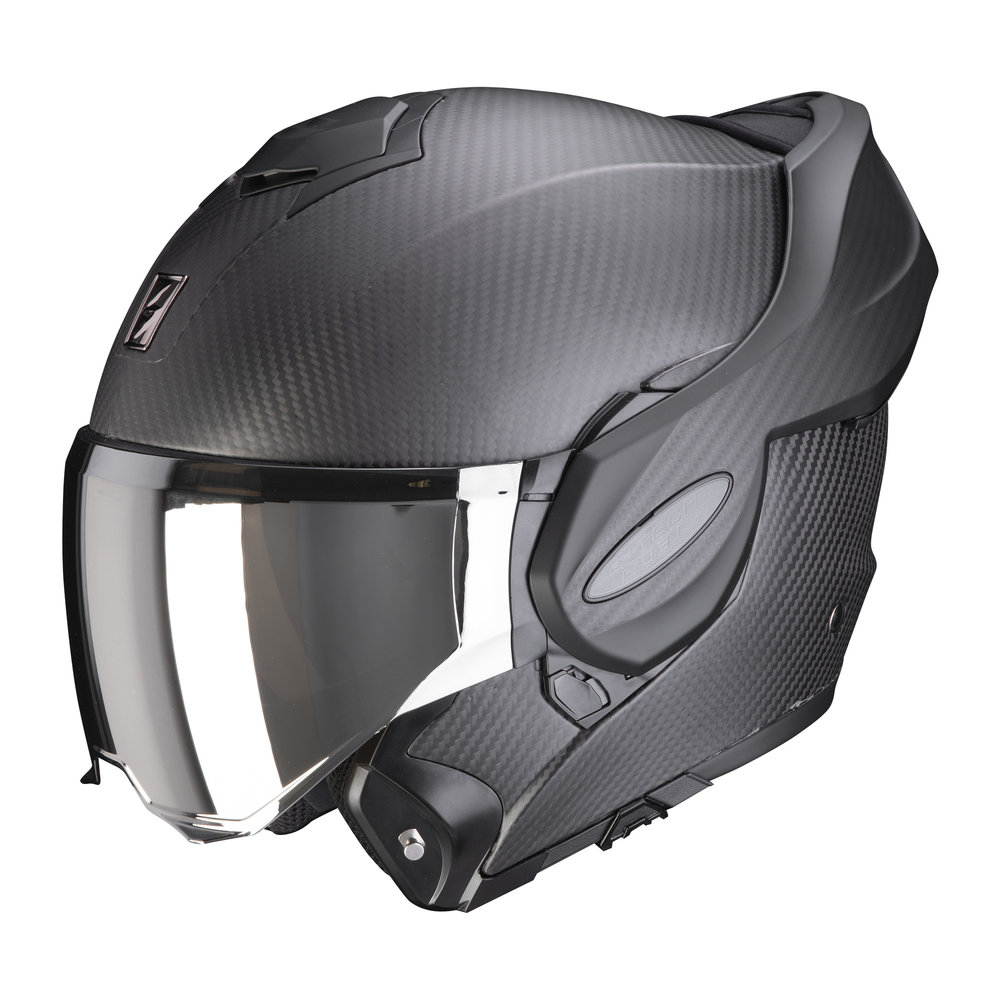 Scorpion Scorpion Exo-Tech Evo Carbon Solid motorhelm Scorpion Scorpion Exo-Tech Evo Carbon Solid motorhelm