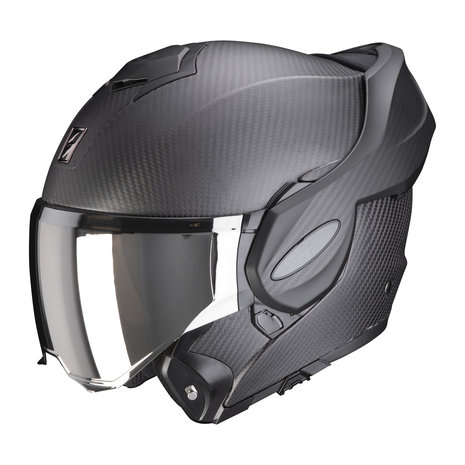 Scorpion Scorpion Exo-Tech Evo Carbon Solid motorhelm Scorpion Scorpion Exo-Tech Evo Carbon Solid motorhelm