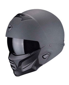 Scorpion Scorpion Exo Combat 2  Graphite motorhelm Scorpion Scorpion Exo Combat 2  Graphite motorhelm