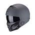 Scorpion Exo Combat 2  Graphite motorhelm Scorpion Exo Combat 2  Graphite motorhelm