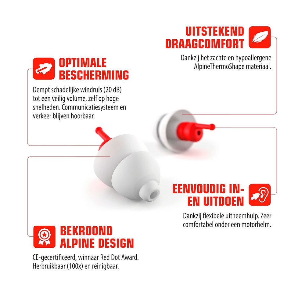 Alpine Alpine Motosafe Pro  motor oordoppen Alpine Alpine Motosafe Pro  motor oordoppen