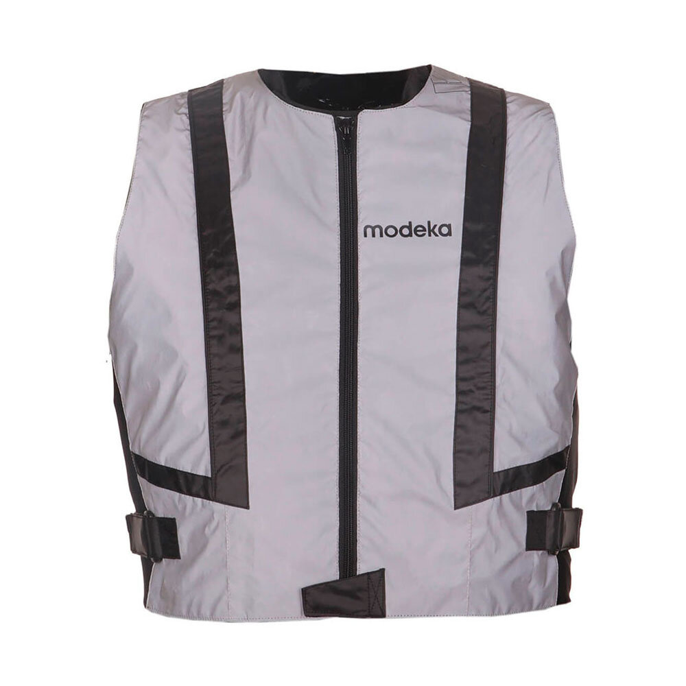 Modeka Modeka Doc Silver reflectievest Modeka Modeka Doc Silver reflectievest