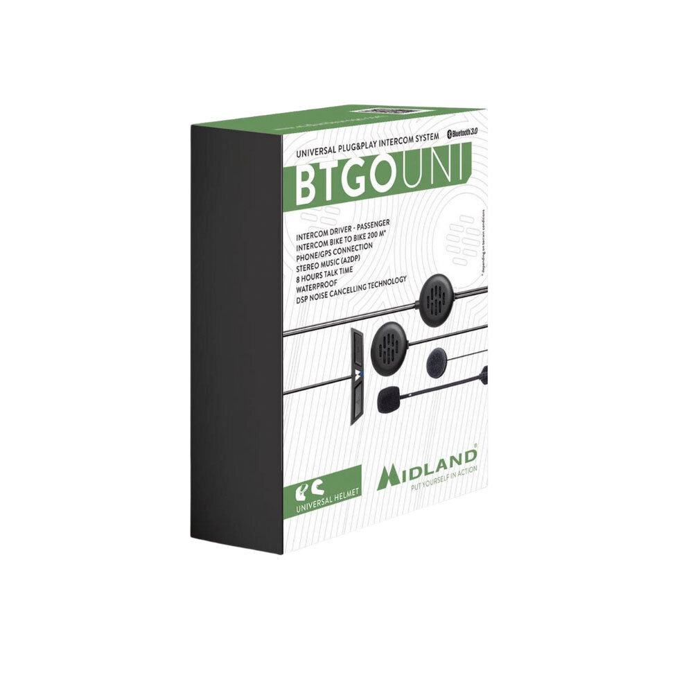Midland Midland BT Go Universeel intercomsysteem Midland Midland BT Go Universeel intercomsysteem